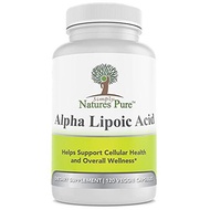 [PRE-ORDER] Simply Nature's Pure Alpha Lipoic Acid 600mg 120 Veggie Capsules RLA R-LA R-Lipoic S-Lip