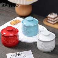 AWHAO Butter Crock with Lid Large Capacity Butter Keeper for Household Cafe Dining