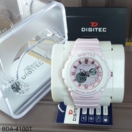 Jam Tangan Digitec Wanita Original Ori Asli Anti Air Best Seller Terbaru 2021 BDA-4100T DUal Time An