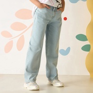 Max Fashion Max Fashion Metallic Print Effect Wide Leg 5 Pocket Jeans