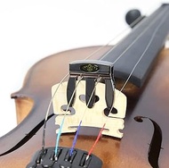 Metal Violin Mute Practice Violin Silencer for 1/2,3/4,4/4 Violin,Hydroxy Black