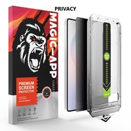 I TECH Gorilla 9H Hardness Crystal Clear Easy App Tempered Glass for Samsung Galaxy S21 S22 S23 S25 