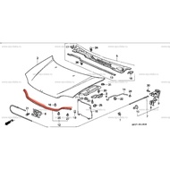 1992-1995 civic eg6/eg9 hood weatherstrip