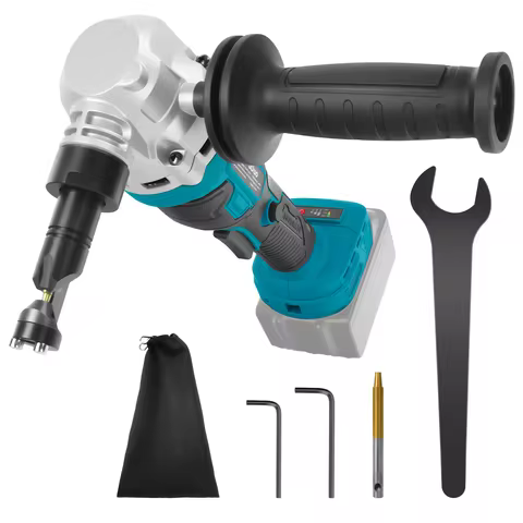Cordless Metal Nibbler 30000RPM Brushless Electric Sheet Metal Cutter 3 Speed Steel Aluminum Cutting