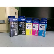 Brother Genuine Ink BT5000C/M/Y/BTD60BK (BT-5000 BT5000 BT-D60 BTD60 D60)
