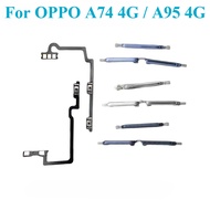 For OPPO A74 4G /  A95 4G Power Volume Side Button Flex Cable