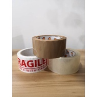 OPP tapes 48MM X 90Y Brown/Clear/Fragile Salotape /CelloTape/Packaging Tape