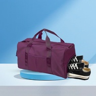 2-In-1 Multifunctional Large Travel Bag Waterproof Gym Clothes Shoe Organizer Bag - A 03