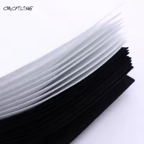 Black White 1mm Hard Felt Sheets For Felt Craft DIY Craft Arts Crafts & Sewing Scrapbook Hometextile