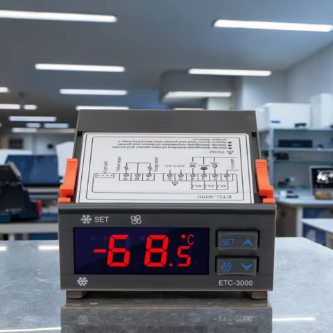 ETC-3000 Temperature Controller Digital Refrigerator Thermostat Mini Regulator Thermoregulator Therm