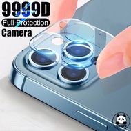 Monee 9999D Full Cover Clear Tempered Glass Camera Lens Protector Compatible For iPhone 14 11 12 13 