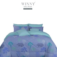 WINNY Fervent Comforter Set - Easy Care Cotton 650 TC (SUPER SINGLE/QUEEN/KING)