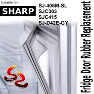 SHARP Refrigerator Fridge Door Seal Gasket Rubber Replacement par tSJ-406M-SL SJC303 SJC415 SJ-D42E-