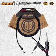 Samgool GT.Bee Instrument Cable, 6m (20ft.), Straight to Straight / Straight to Angled – Black