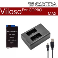 GOPRO MAX REPLACEMENT VILOSO BATTERY CHARGER / GOPRO HERO MAX BATTERY CHARGER / BATTERY GOPRO / CHAG