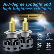2PCS 8 Sides 360 Degree Auto Led Headlights 12V 24V LED Bulb H7 H1 H11 9005 9006 Projector Canbus Au