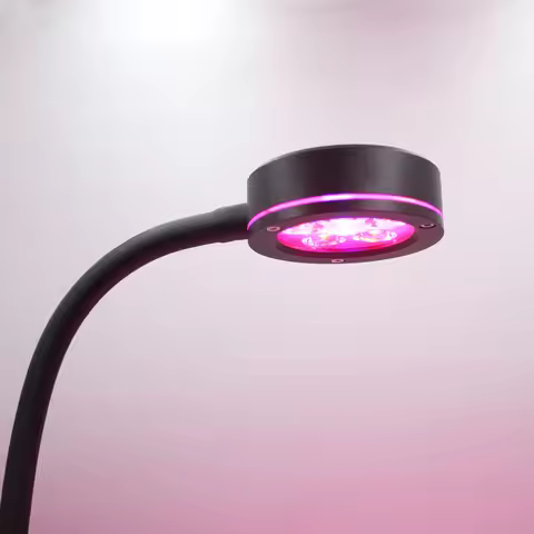 Clip on 6X3W Pico Refugium LED Full Spectrum AdjustabAlgae Tank Light For Marine Corals Reef Aquariu