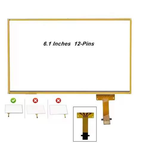 6.1 Inch 12 Pins Digitizer Touch Screen For Toyota For RAV4 2014-18 86100-0R060 Hot Sale Brand. New 
