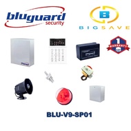 BLUGUARD V9 VOICE SYSTEM 8 ZONES WIRED ALARM SYSTEM - BLU-V9-SP01