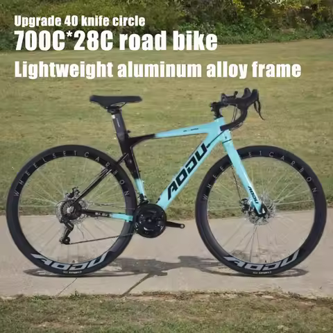 700*28C road bike 40 rim gravel bike lightweight aluminum alloy frame 16/21 speed Road Racing Bicycl