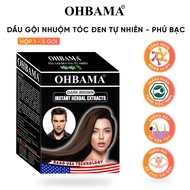 Dầu Gội Phủ Bạc OHBAMA - Gội Là Đen Nâu Thành Phần Nhân Sâm Tự Nhiên