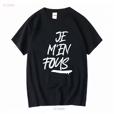 T Shirt je m'en fous zadig long or short sleeves vintage Washed homme Slightly fashion Stylish Top F