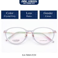 Stepper Eyewear SA-73068 F220 Size52– Titanium Round Frames with German Design Elegance