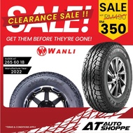 (Clearance 2022) Wanli SU006 AT 18" 265 60 R18 4X4 4WD Tyre (1 Tire)