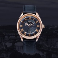 ALVIERI - Firenze Lunar - Rose gold case 40mm Black(AFE 212)