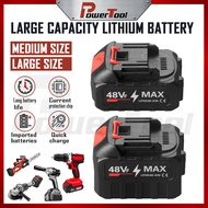 Large capacity lithium battery rechargeable drill battery suitable for Makita 24v/48v battery point 