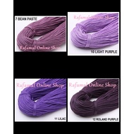 BENANG TALI PP CHINA 3 MM {200 GRAM} (COLOUR OPTION : PURPLE) BENANG KAIT CROCHET