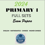 2022-2023-2024 Primary 1 English/Maths/Chinese/Higher Chinese P1 exam paper with answer & stapled