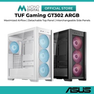 ASUS TUF GAMING GT302 ARGB ATX DESKTOP PC CASING / CASE WITH 4 ARGB FANS / MAXIMIZED AIRFLOW - ATX -