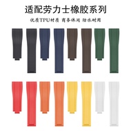 Suitable for Rolex Oyster Style Permanent Dynamic Daytona Black Green Water Ghost Greennich TPU Rubb