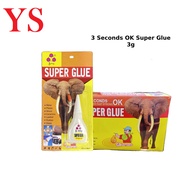 3 Ring 3 Seconds OK Super Glue 3g | Super Fast Strong