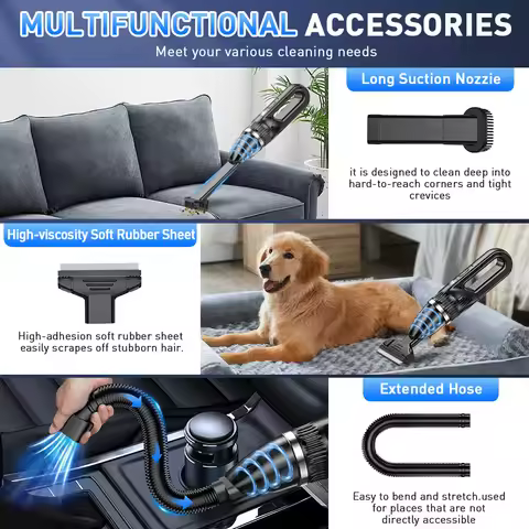 New Car Vacuum Cleaner Car Handheld Portable Vacuum Cleaner Car High Power Small Cleaner