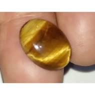 Tiger Eyes 16.1x12.1x5.3mm 9.35 carat star sharp curved Rp. 35,000