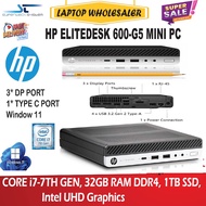 HP ELITEDESK 600 G6| G5 | G4 | G3 Mini Pc. PRODESK 600 G5| G4 (CORE i7-10TH GEN, i7-9th Gen,  32GB  