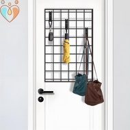 20 Pcs Metal Grid Wall Hanger Reinforced Metal Bend Resistant  Grid Wall Hook for Picture Hat SHOPQJ