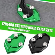 Motorcycle Accessories For KAWASAKI ZZR1400 GTR1400 Ninja ZX14R ZX14 2006-2023 Kickstand Foot Pad Si