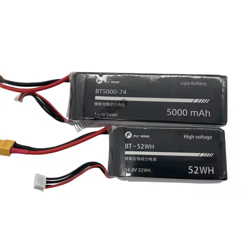 FLY WING FW450 FW450L V2 V3 Bell-206 BO-105 RC Helicopter 3000mAh Or 5000mAh High Voltage Li-ion Pol