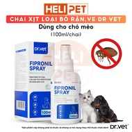 Chai xịt Fipronil loại bỏ rận ve ký sinh trùng trên chó mèo Dr VET