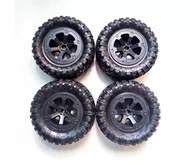 4Pcs 73mm Tyre Wheel for WPL C14 C24 B24 B36 MN D90 MN-90 MN99S FY003 FY004 RC Car Upgrade Parts Acc
