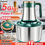 【Beli 1 Dapatkan 6 】Blender Daging chopper philips 5L /3L 999w baja tahan karat 304 Blender Chopper