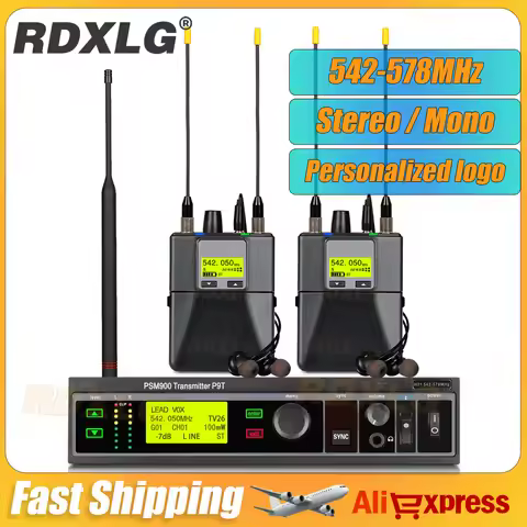 PSM900 Wireless InEar Monitoring System P9T Transmitter P10R Receiver Stage Recording Studio Stereo 