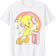 Makeyoushine X Generation90 Looney Tunes Tweety Bird Music Rainbow T-Shirt Clothes for Men Women Uni