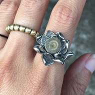 【Lost and find】天然原石 戈壁瑪瑙 獨眼晴 原石 蓮花 指環