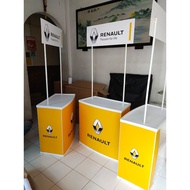 Event Desk - Sales Table - Promotional Table - Portable Booth Exhibition Table, no stickers