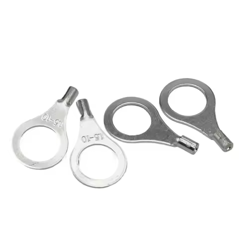 OT OT10-4/5/6/8/10/12/14/16 10mm2 Wire Cable Copper Round Ring Tongue Bolt Connector Lug Spade Bare 