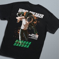 T-shirt Anime Wind Breaker Sakura Haruka Bofurin Premium Unisex Distro T-shirt